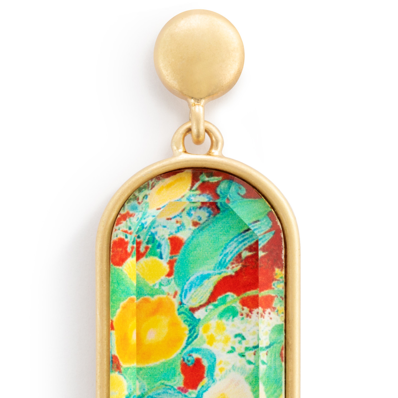ArtLifting Earrings - Floral Stripes thumbnail