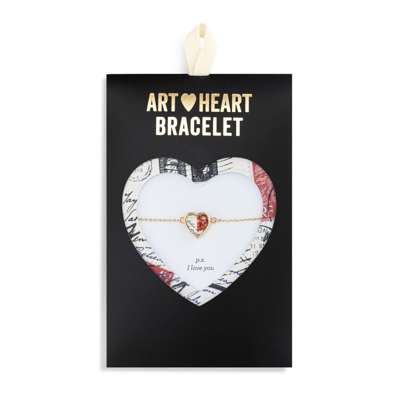 Art Heart Bracelet - P.S. I Love You thumbnail