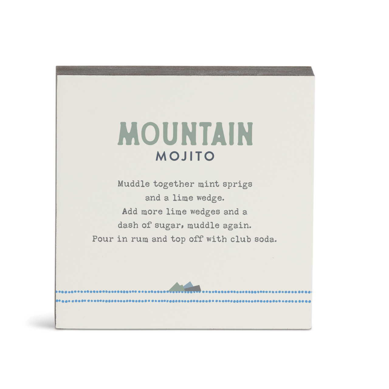 Recipes Mountain Mojito Wall Art-6" sq. thumbnail