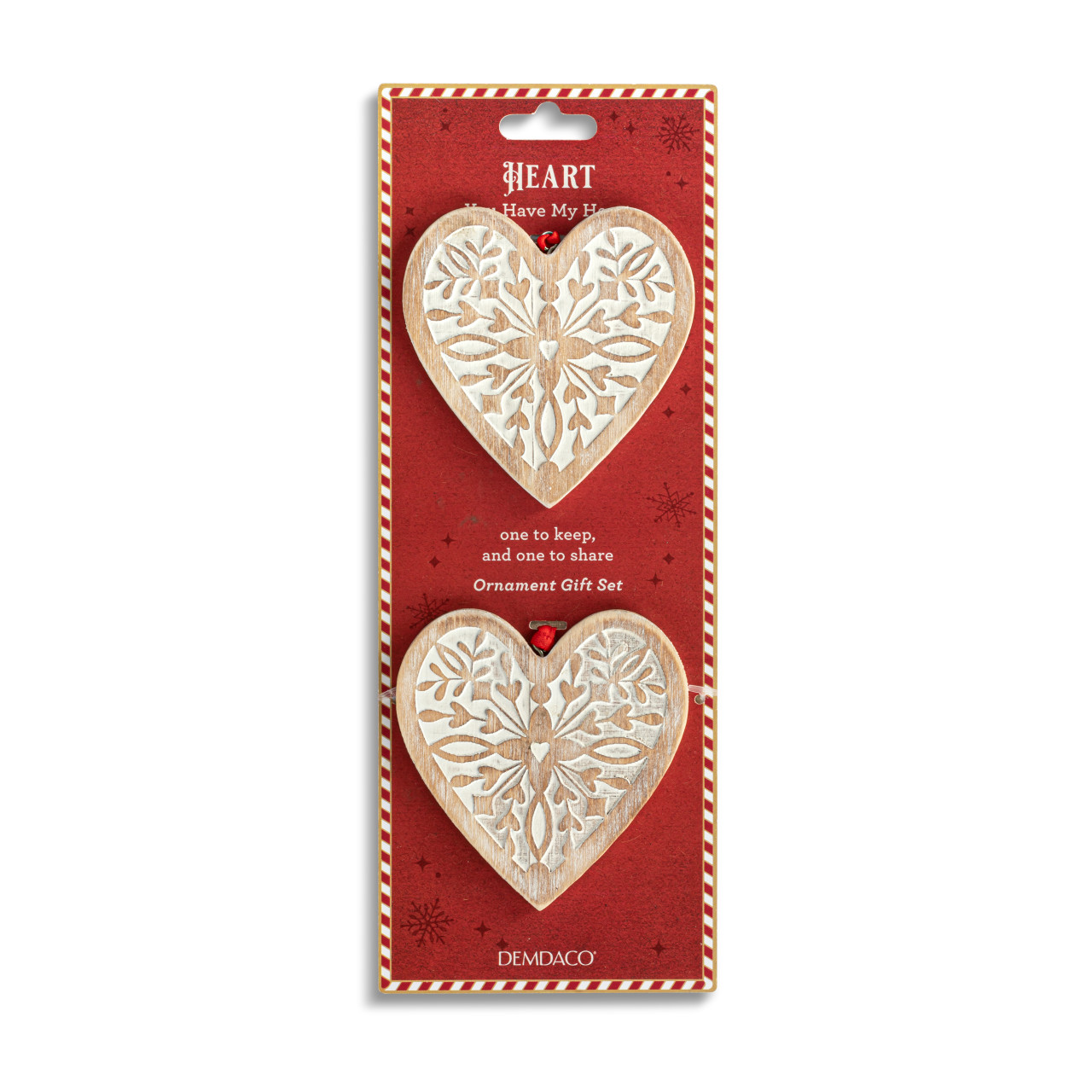 Here Comes Santa Claus One to Keep One to Share Ornament Set thumbnail