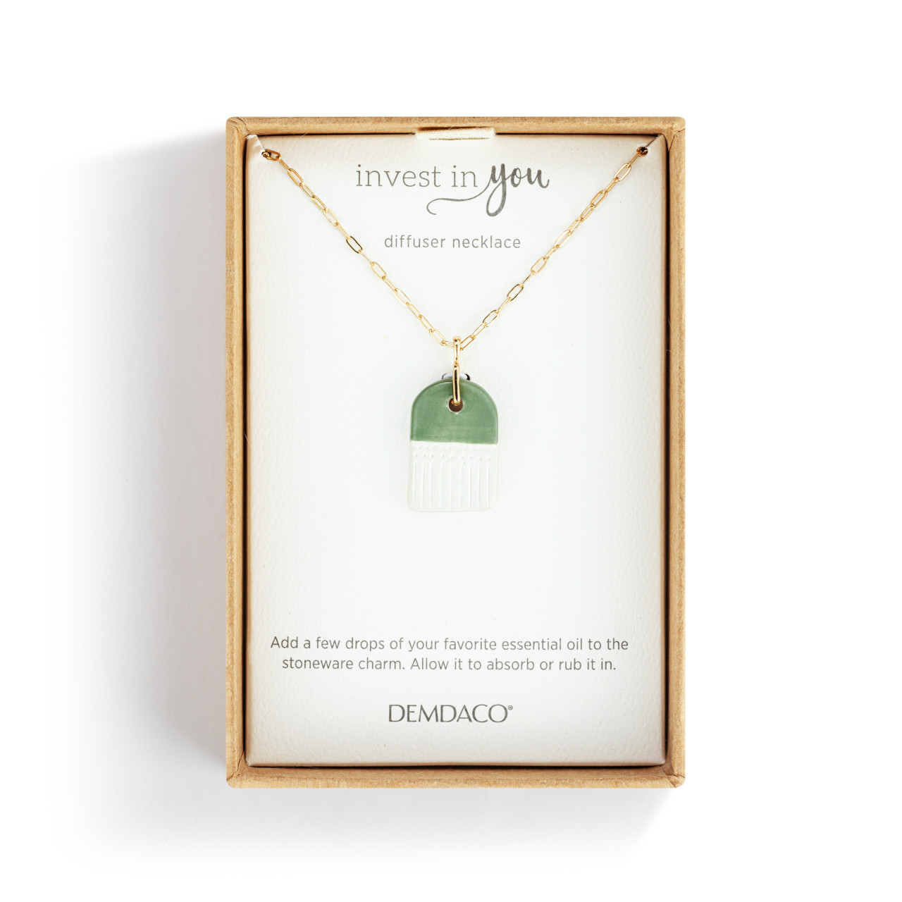 Diffuser Necklace - Green thumbnail