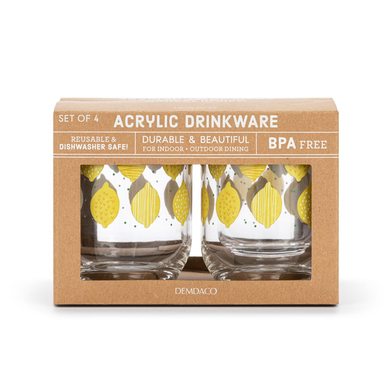 Lemons Acrylic Glass S/4 thumbnail