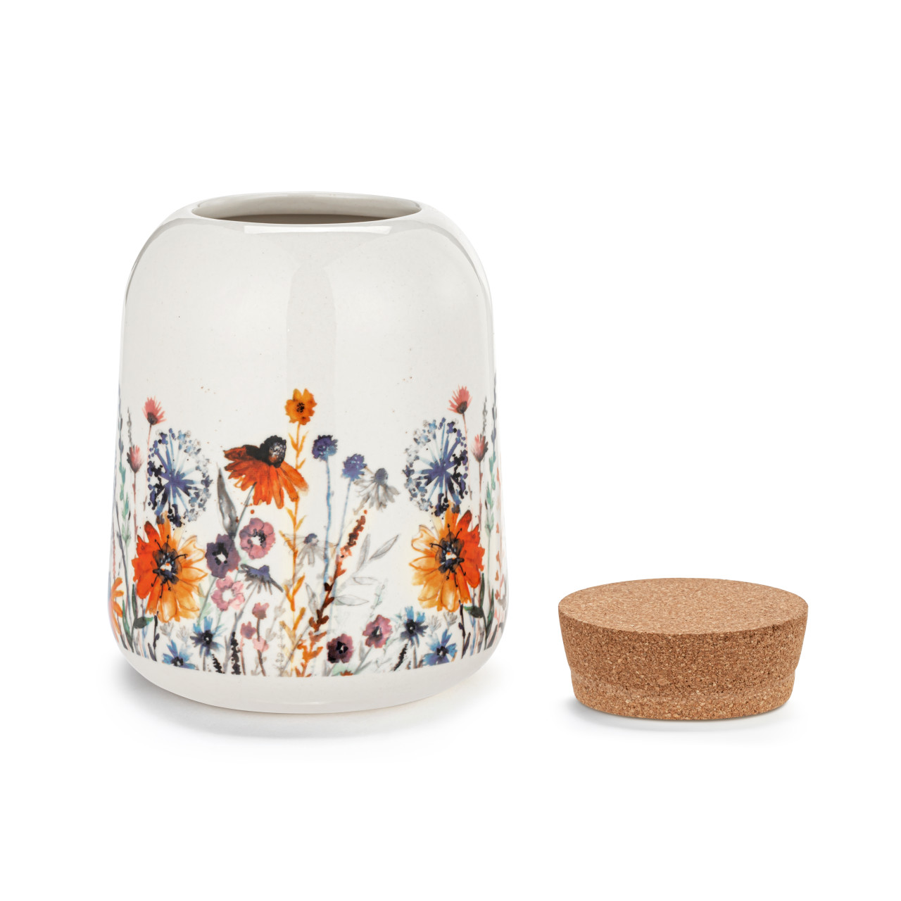 Meadow Flowers Medium Cork Lid Canister thumbnail