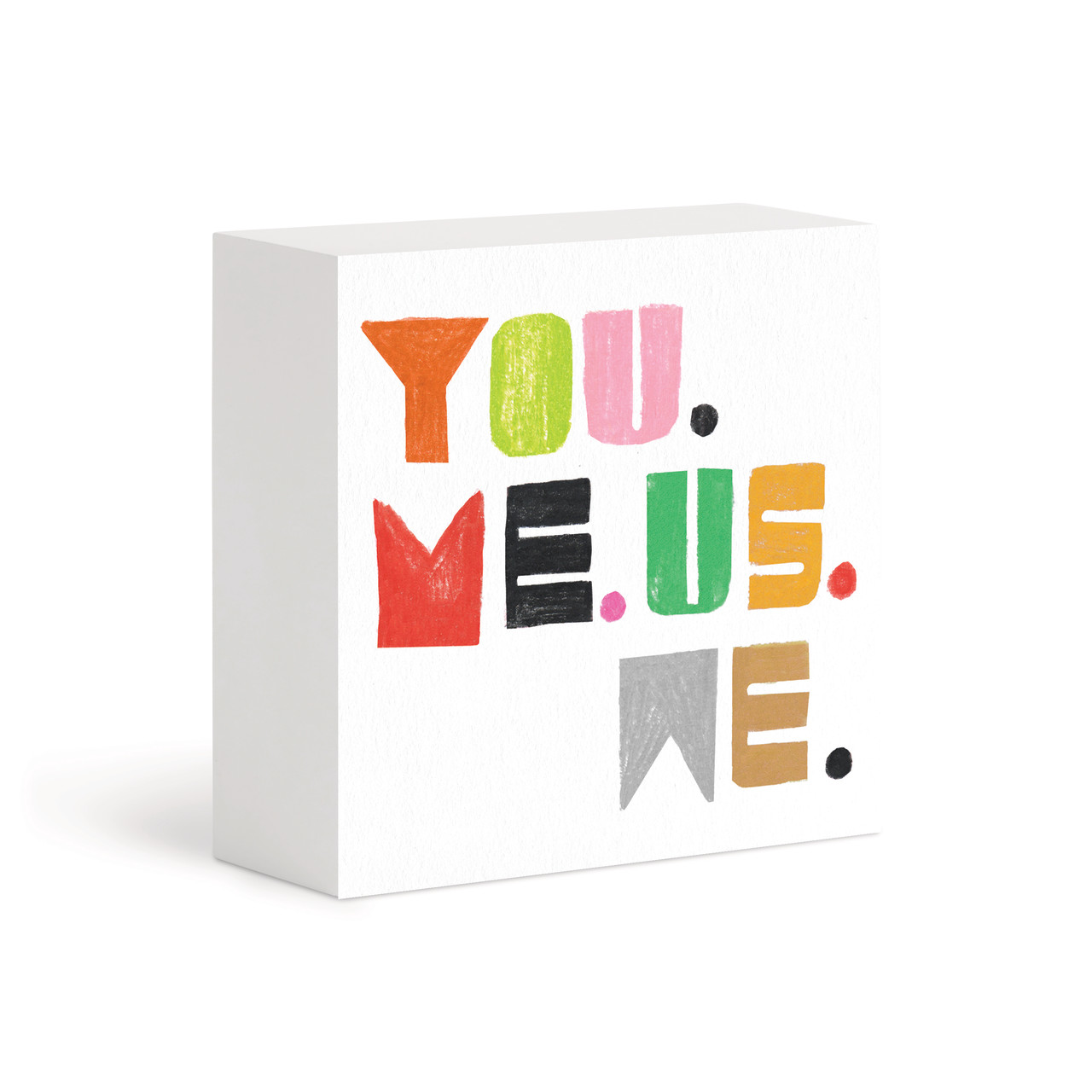 You Me Us We Wall Art - 4"sq thumbnail
