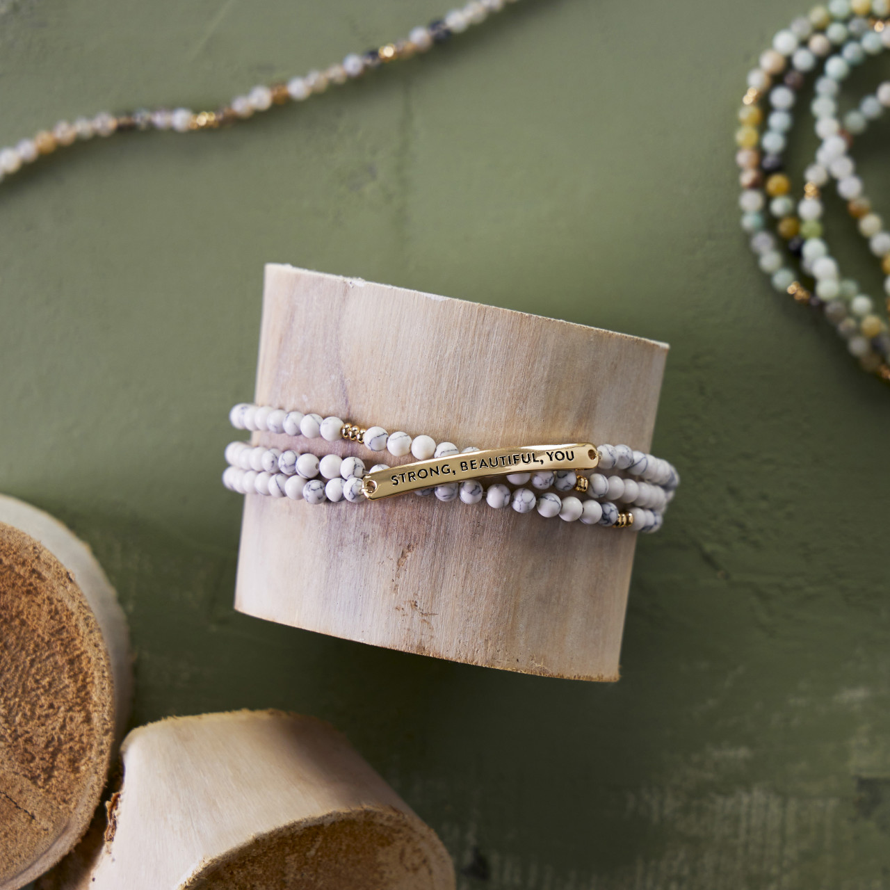 Necklace/Bracelet - White thumbnail