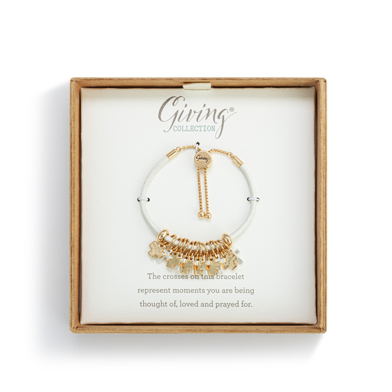 Charm Bracelet - Cream Cross thumbnail