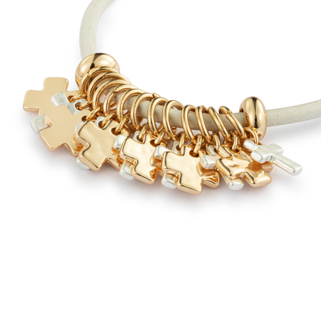 Charm Bracelet - Cream Cross thumbnail