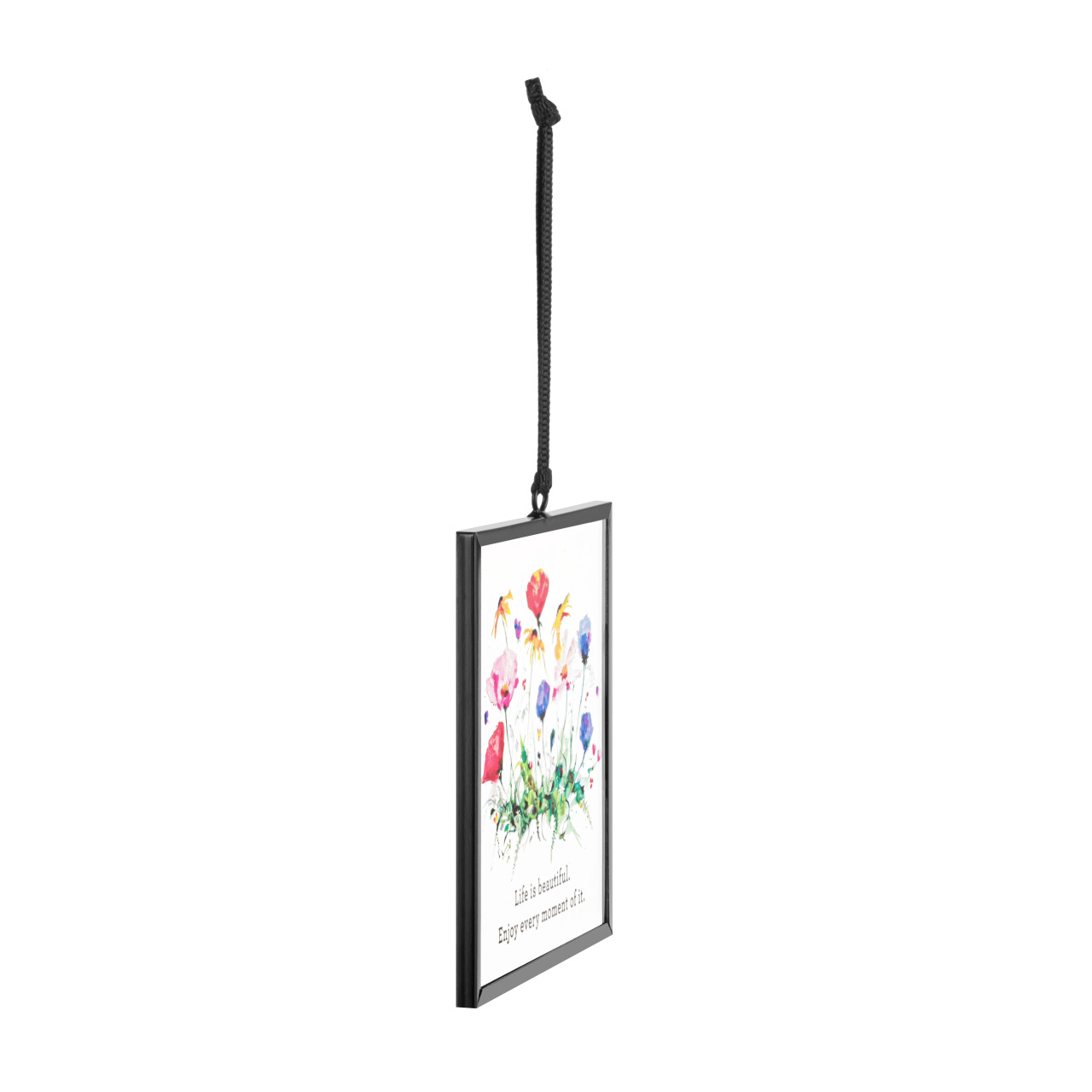 Dean Crouser Life is Beautiful Wildflowers Suncatcher 3" x 3" thumbnail
