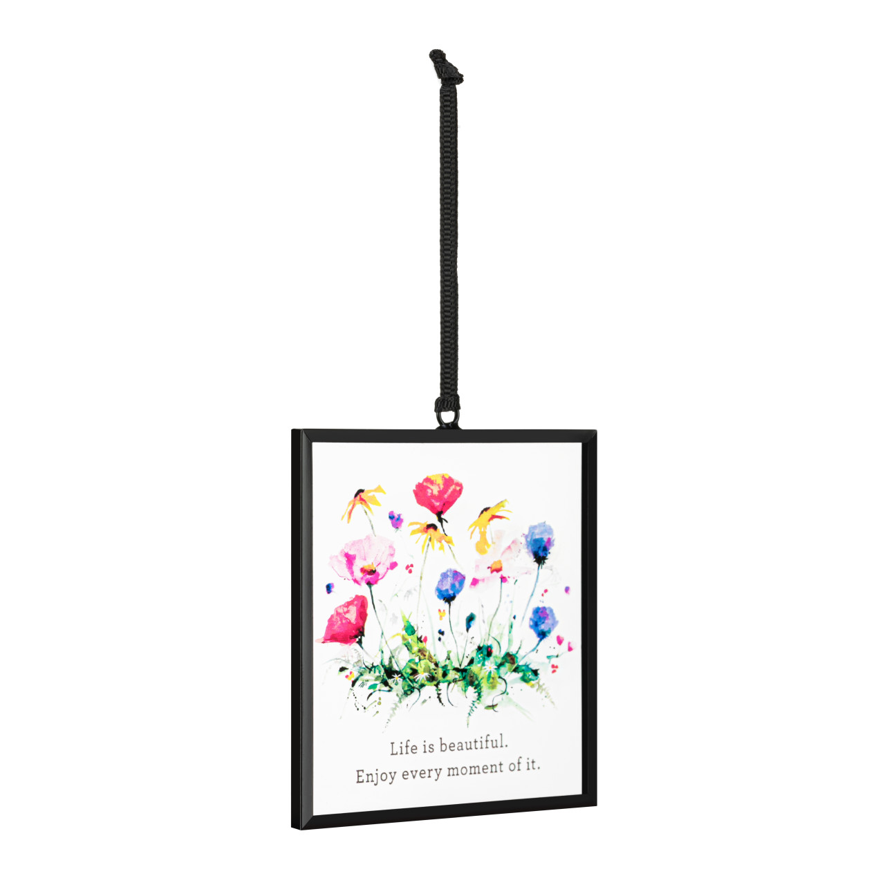 Dean Crouser Life is Beautiful Wildflowers Suncatcher 3" x 3" thumbnail