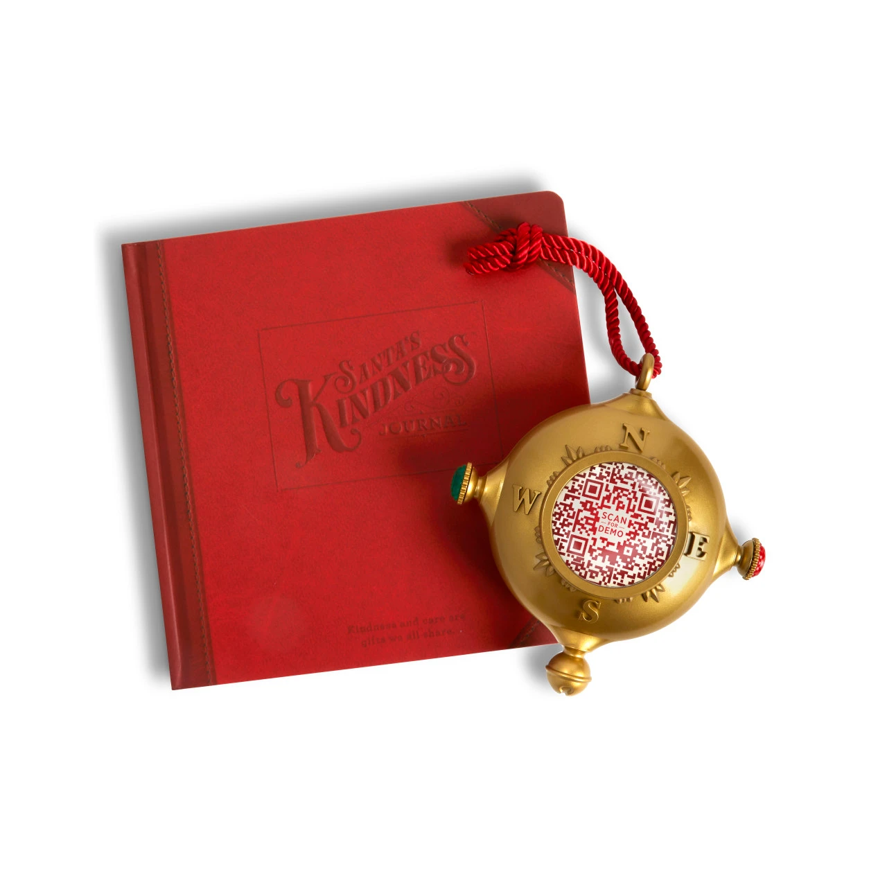 Santa's Kindness Interactive Ornament and Journal Set thumbnail