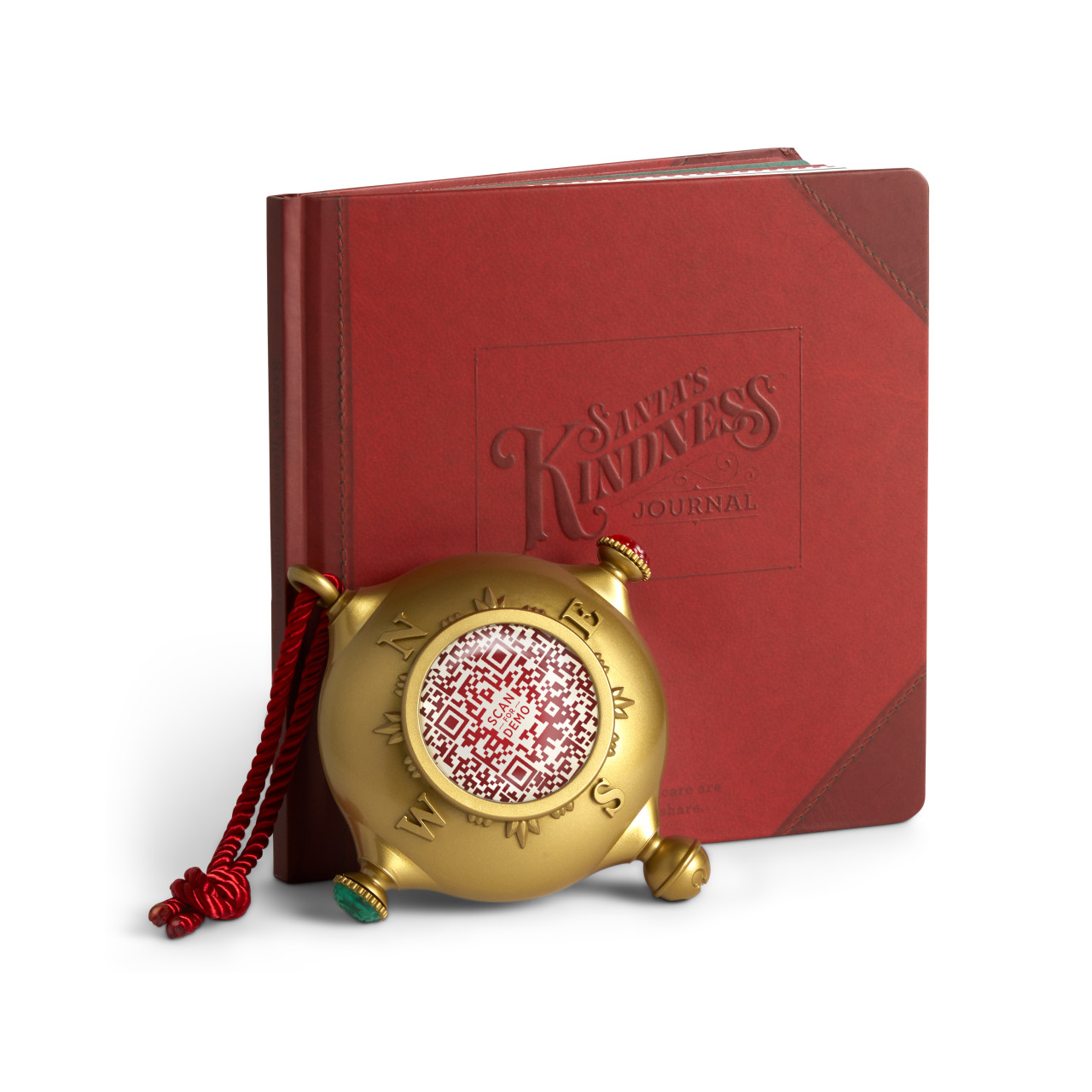 Santa's Kindness Interactive Ornament and Journal Set thumbnail