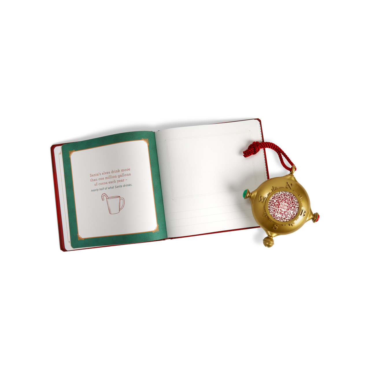 Santa's Kindness Interactive Ornament and Journal Set thumbnail
