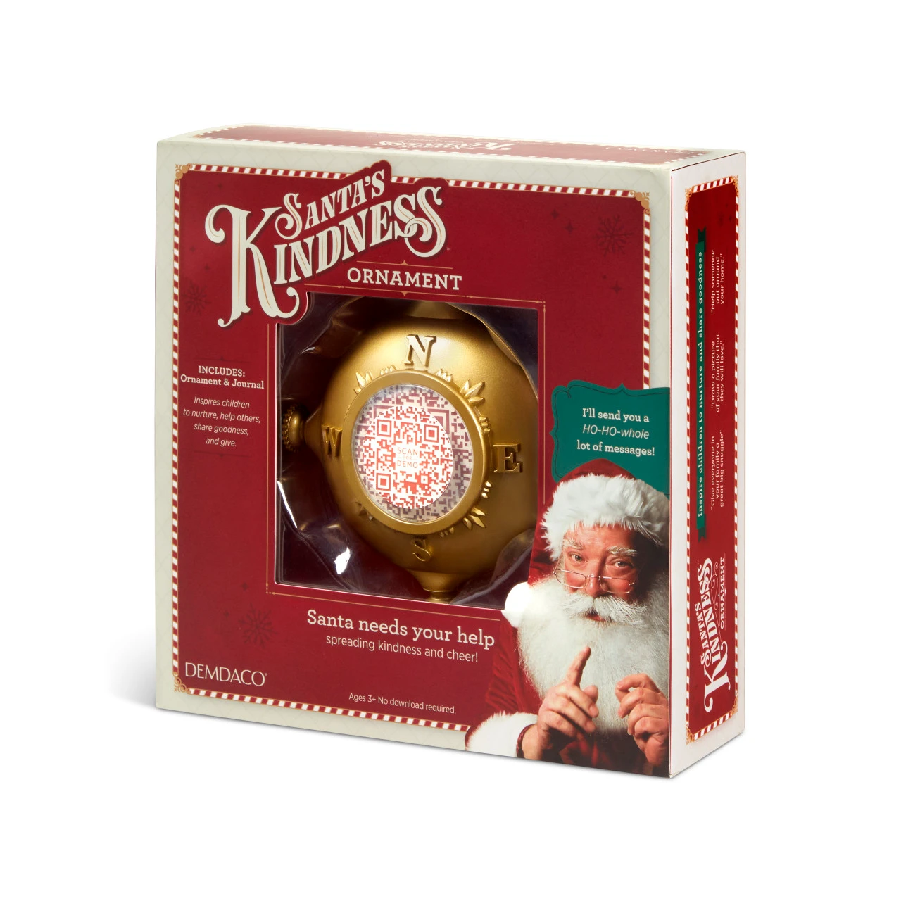 Santa's Kindness Interactive Ornament and Journal Set thumbnail