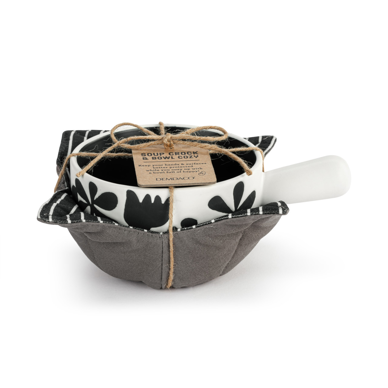 Soup Crock & Bowl Cozy - Bold Floral thumbnail