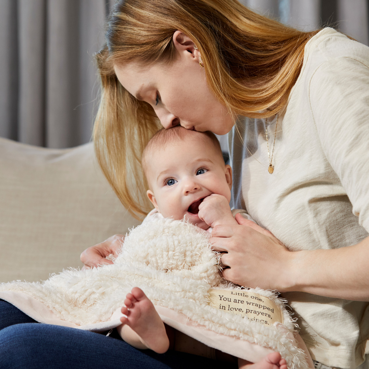 Wrapped in Prayer Blanket - Pink thumbnail