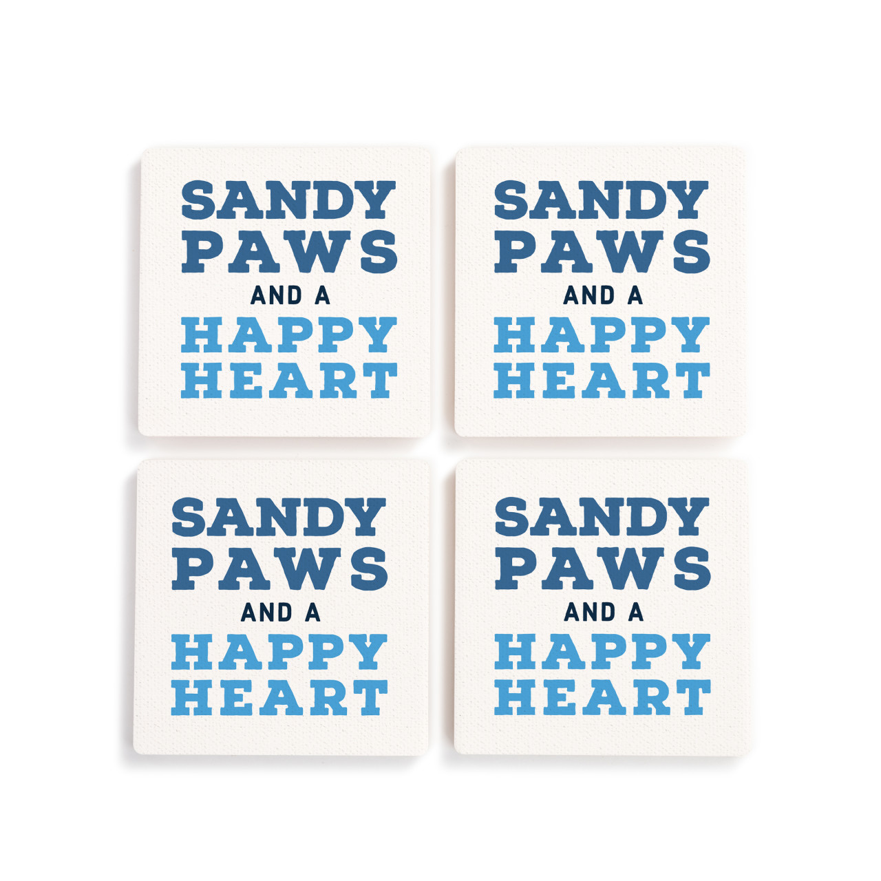 Sandy Paws Coasters - Set of 4 thumbnail