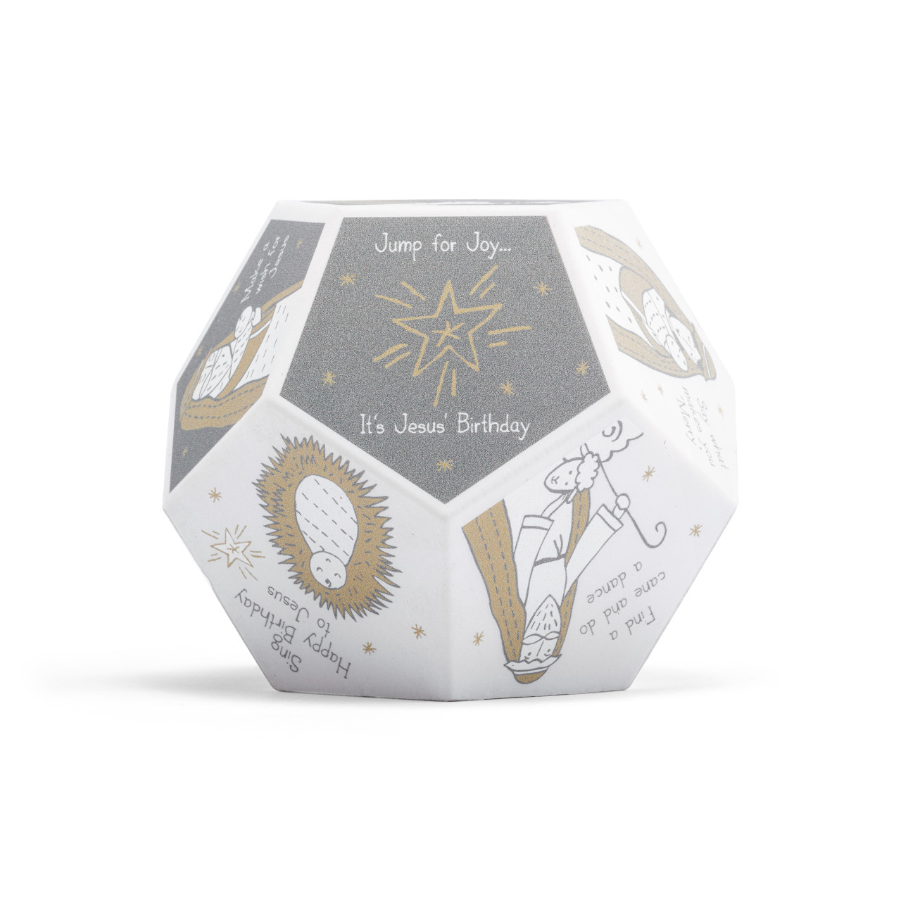 Happy Birthday Jesus 12-Sided Foam Dice thumbnail