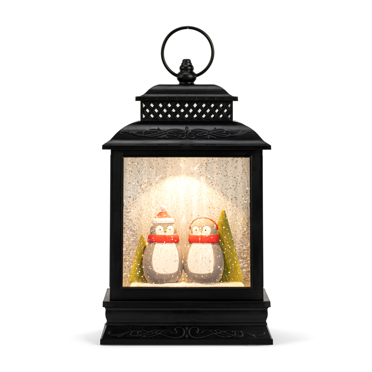 Lit Musical Penguin Pair Lantern thumbnail