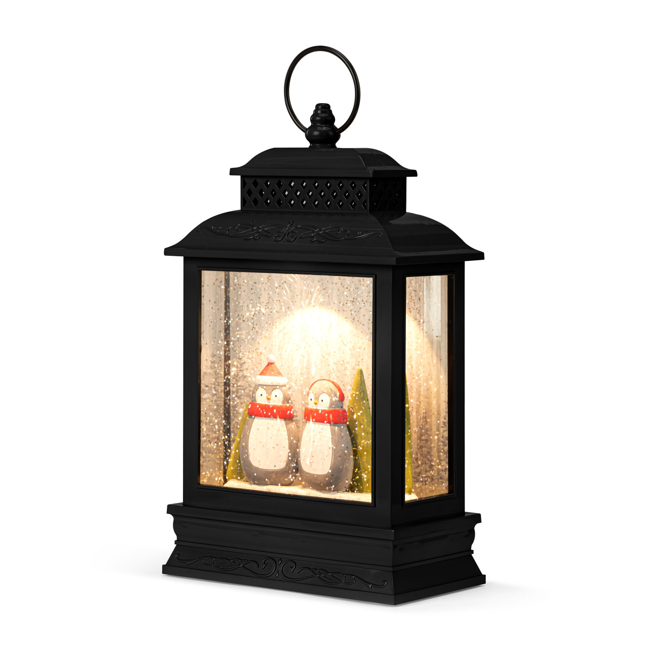 Lit Musical Penguin Pair Lantern thumbnail
