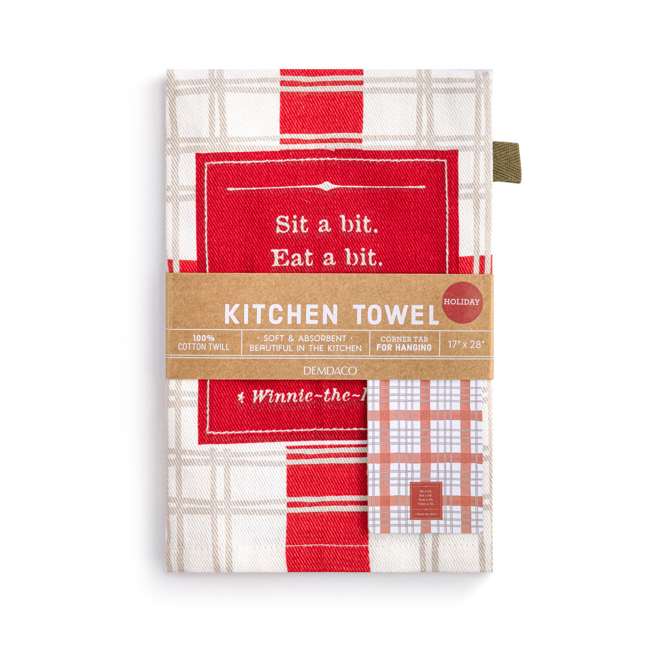Sit a Bit Holiday Kitchen Towel thumbnail