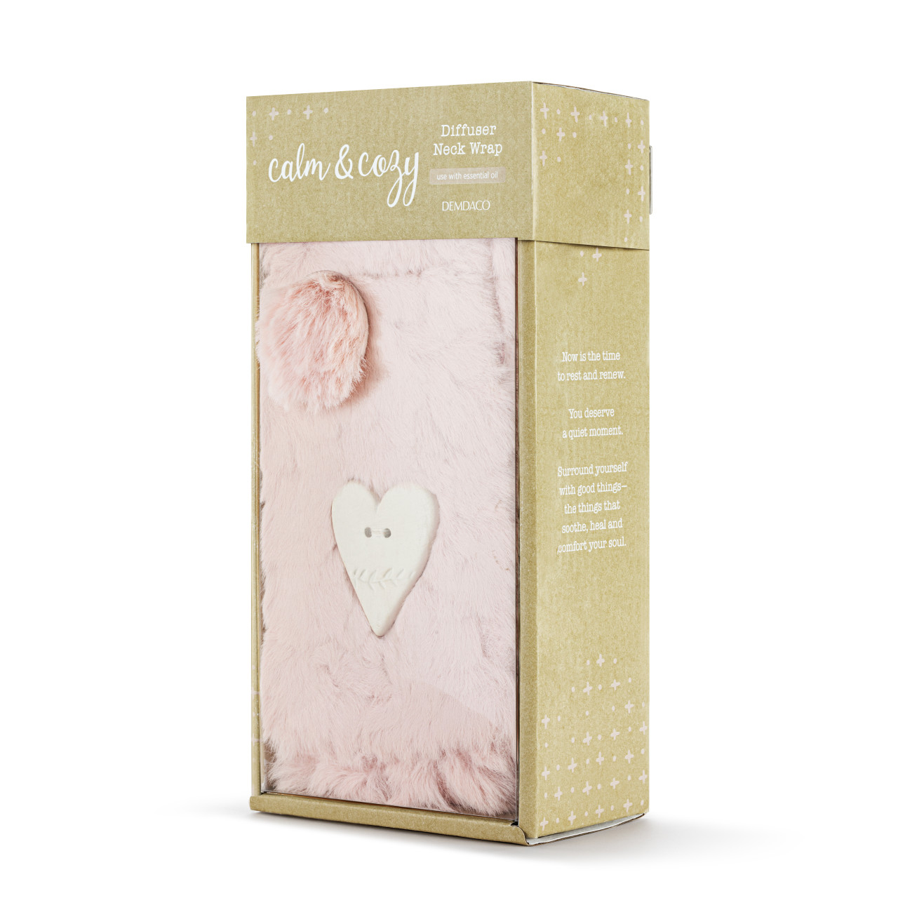 Calm & Cozy Neck Wrap - Pink thumbnail