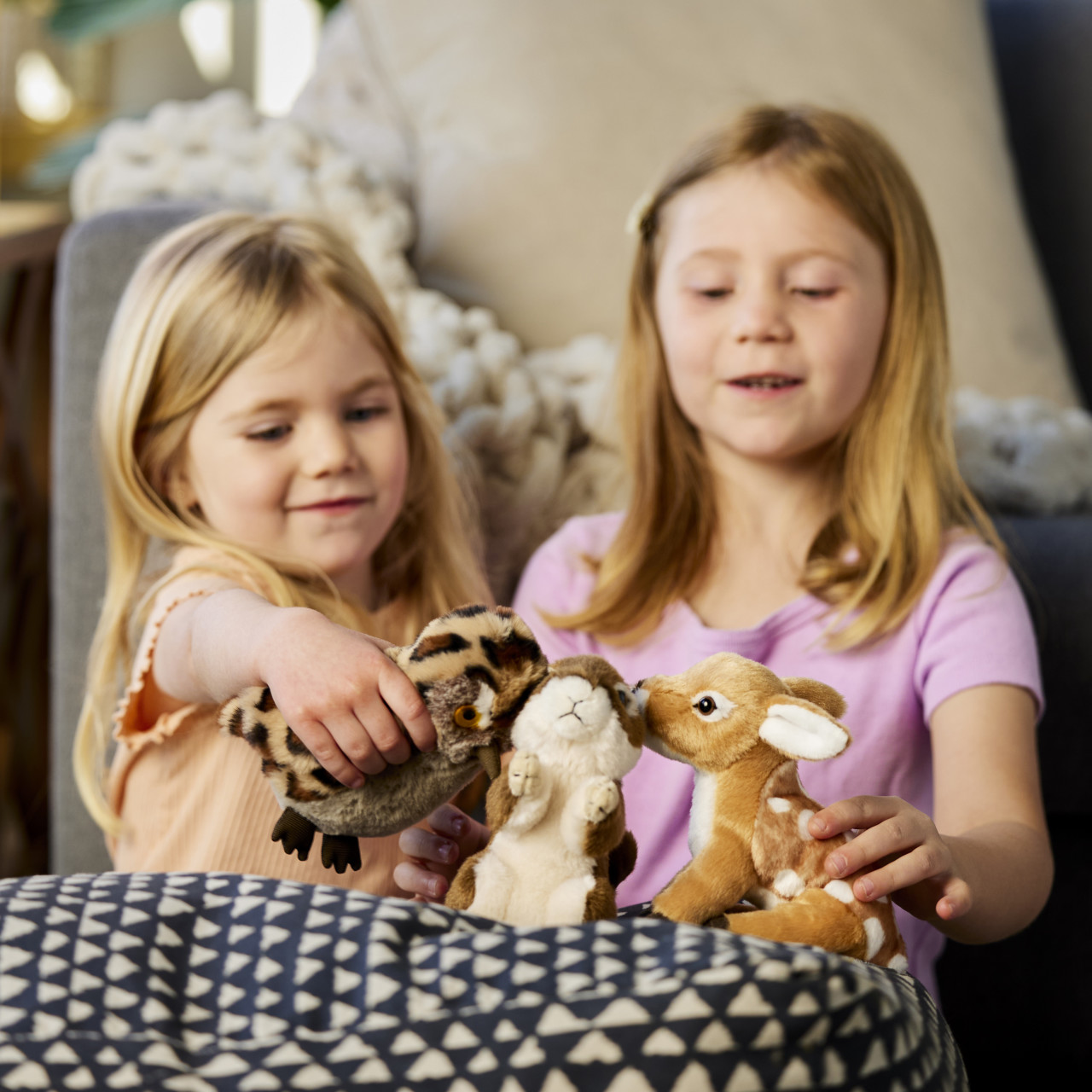 Animalcraft Deer Fawn Beanbag Stuffed Animal 2" x 5" thumbnail