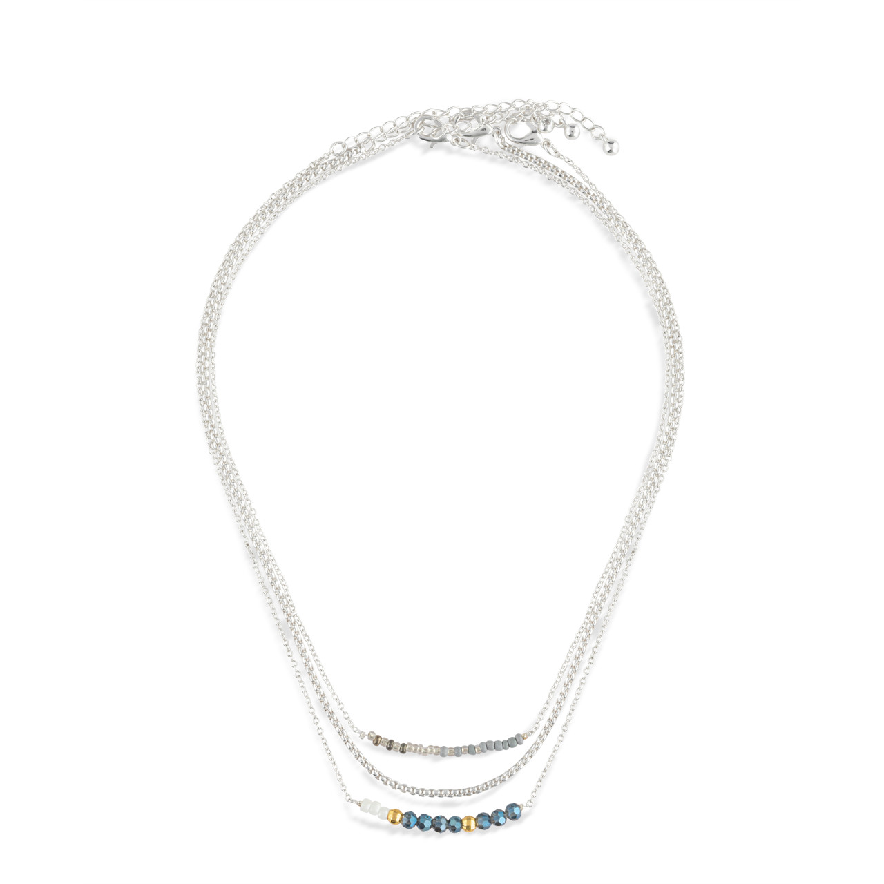 Necklace Set of 3 - Smoke Silver thumbnail