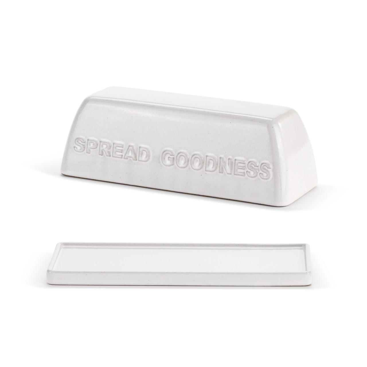 White Spread Goodness Butter Dish thumbnail