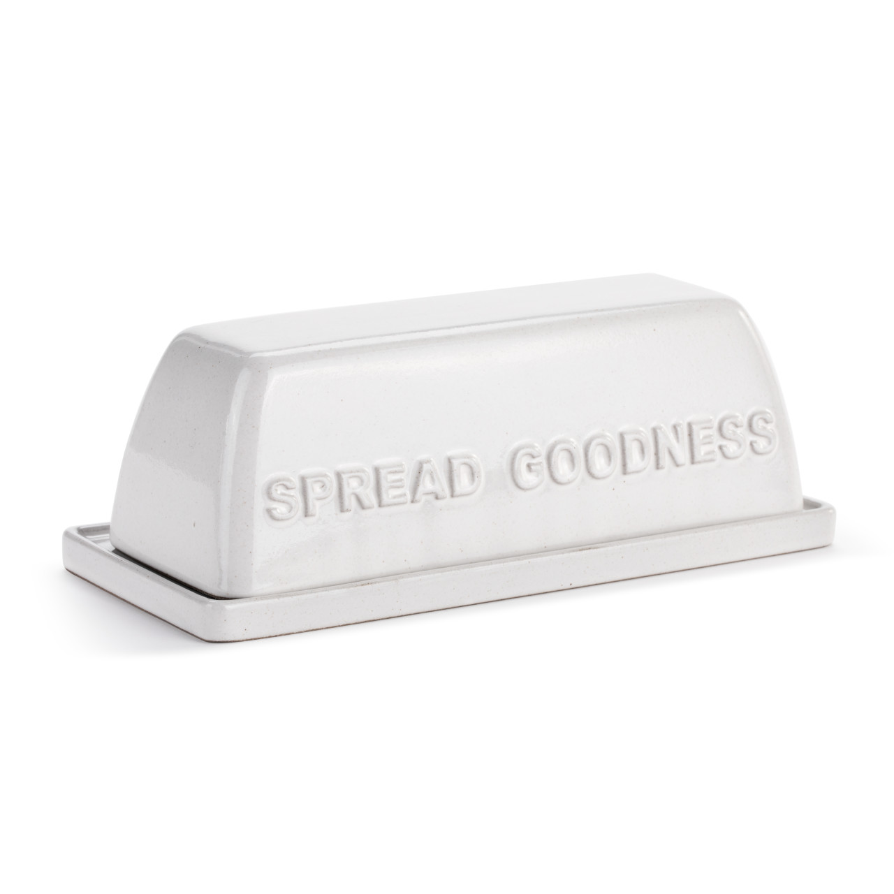 White Spread Goodness Butter Dish thumbnail