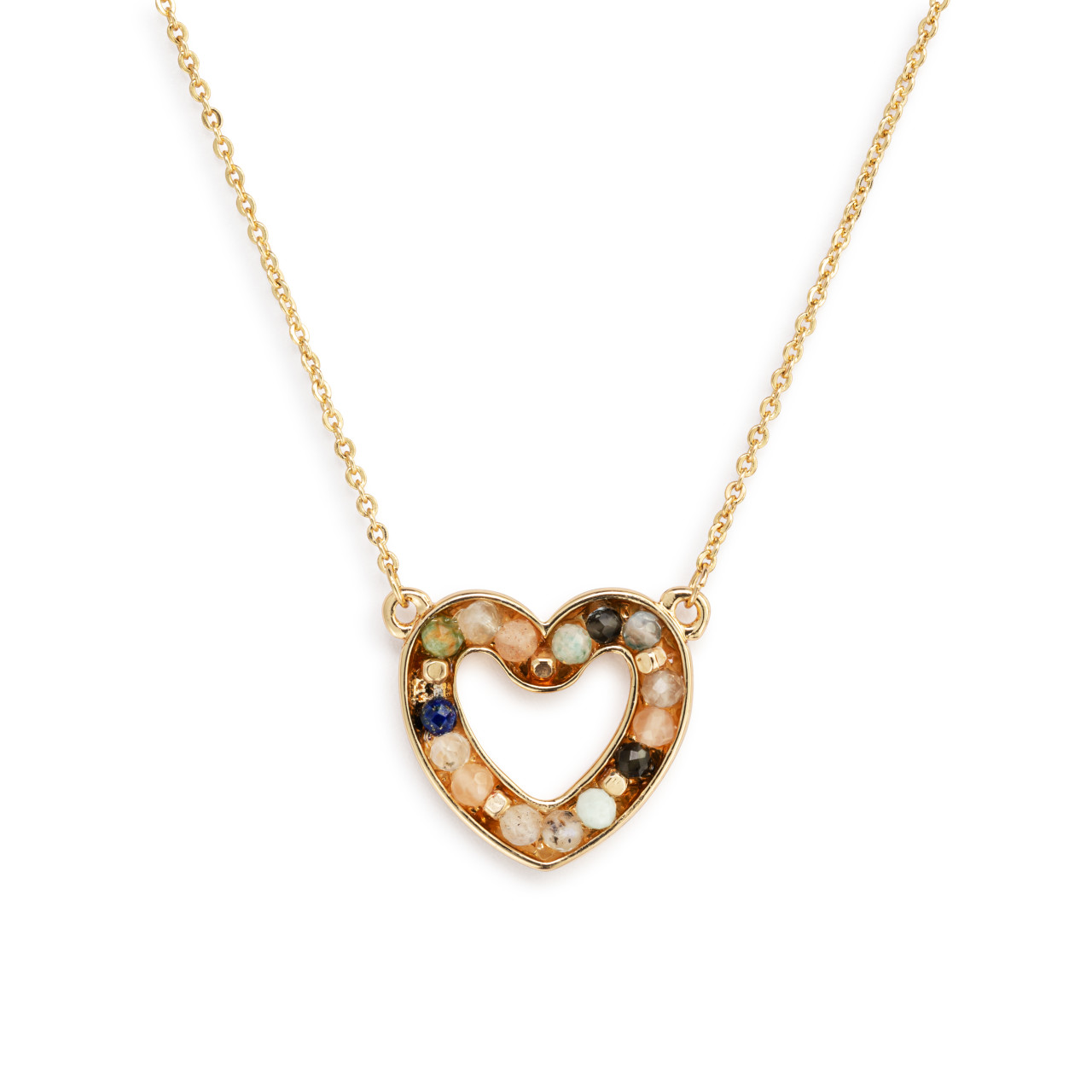 Loving Heart Necklace - Multicolor thumbnail