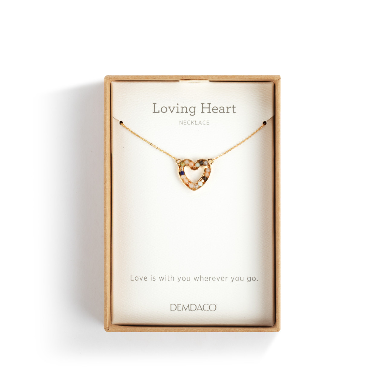 Loving Heart Necklace - Multicolor thumbnail