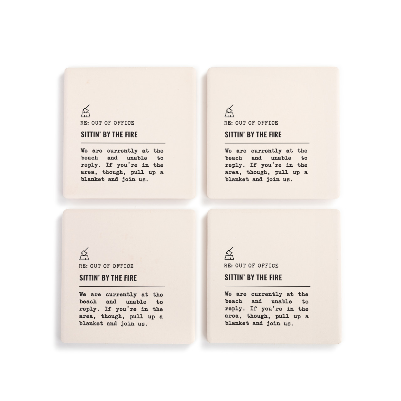 By the Fire Beach Coasters - Set of 4 thumbnail