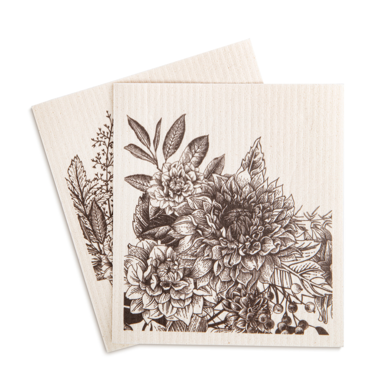 Biodegradable Dish Cloths Set of 2 - Floral thumbnail