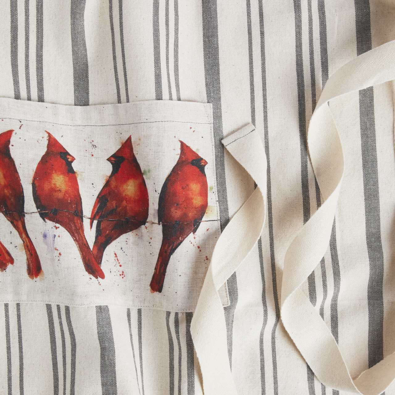 Cardinal Collection - Cardinals on a Wire Apron thumbnail