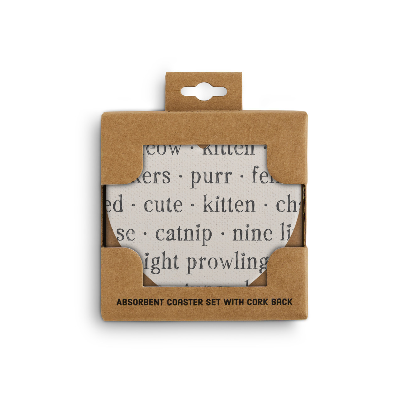 SE Cat Heart Coaster thumbnail