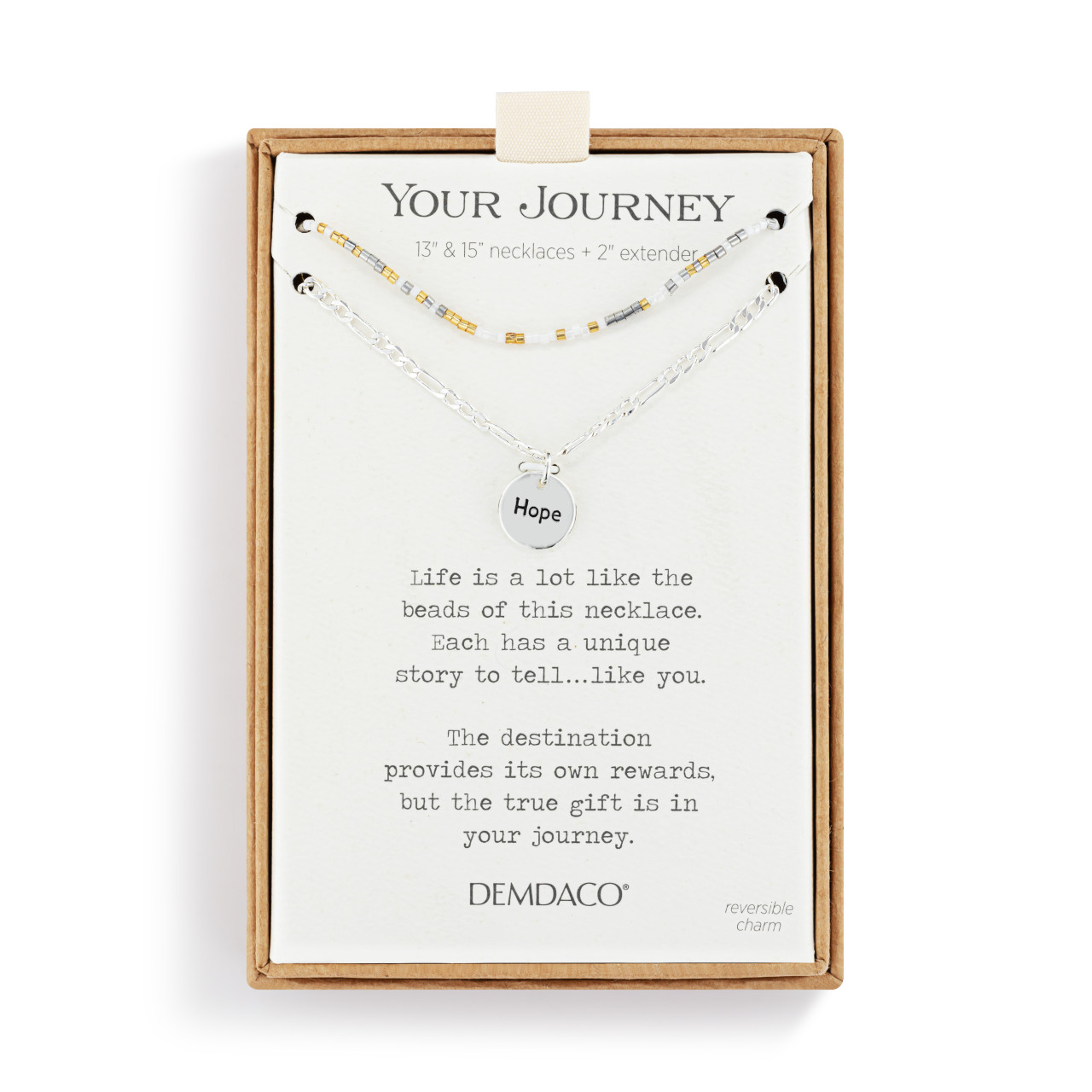 Your Journey Beaded Necklace - Hope thumbnail