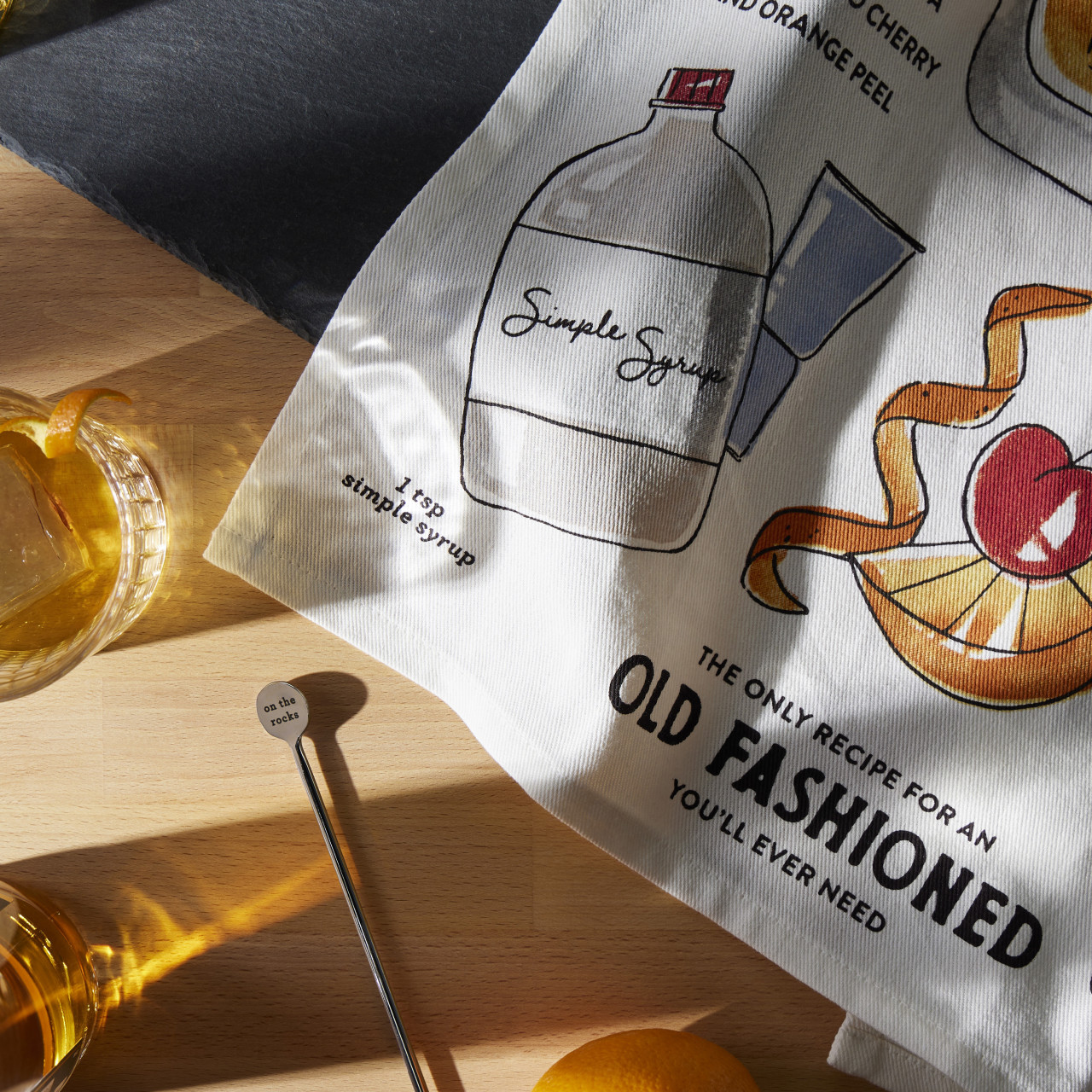 Old Fashioned Cotton Twill Kitchen Towel thumbnail