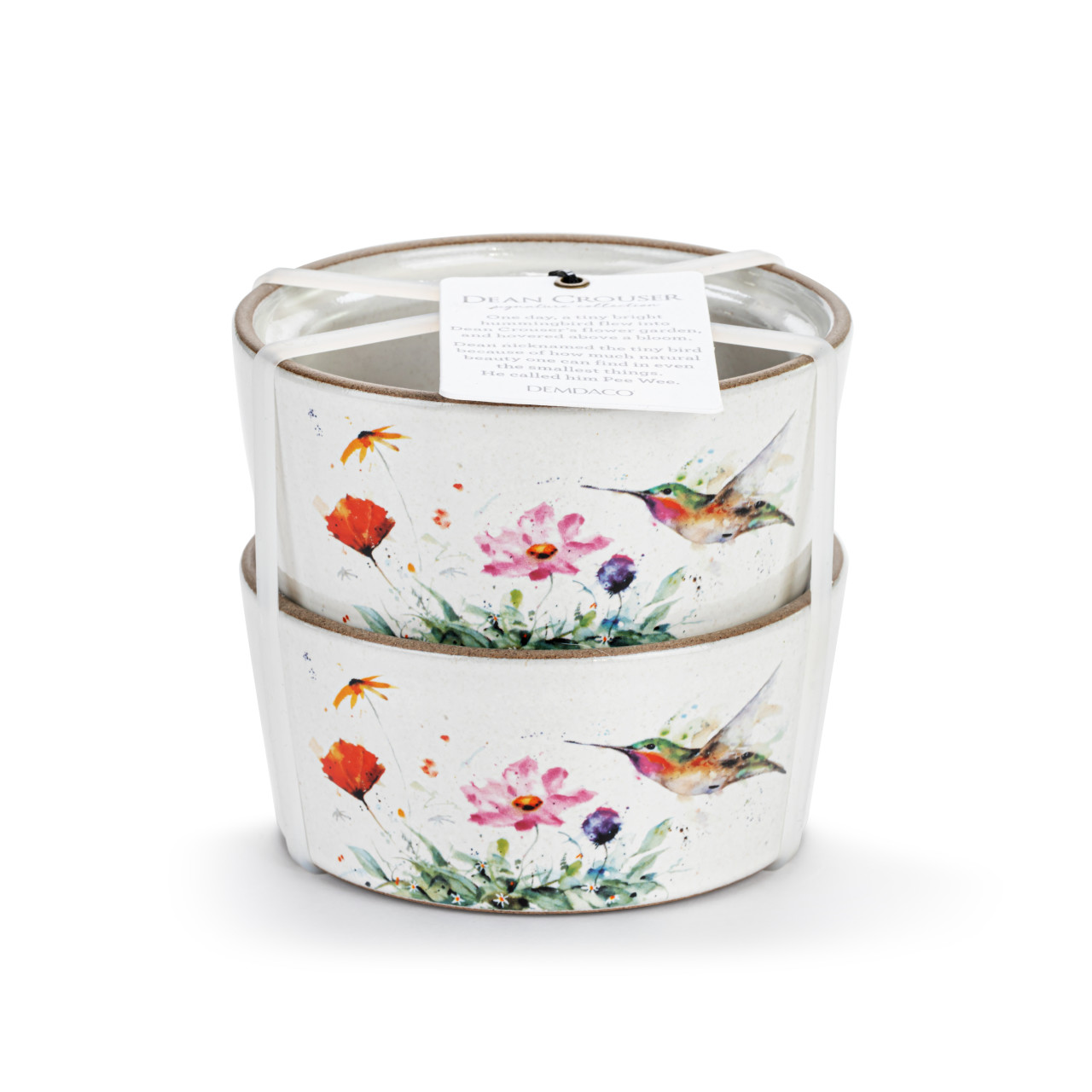 PeeWee Collection - Hummer & Flower Ramekins Set of 2 thumbnail