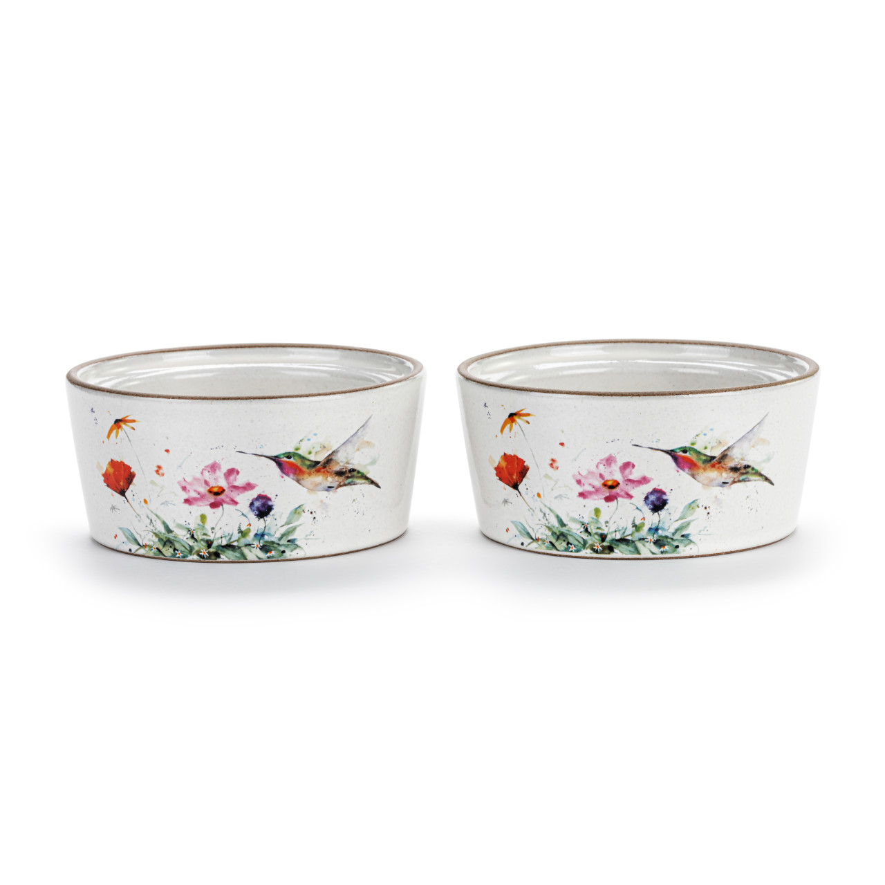 PeeWee Collection - Hummer & Flower Ramekins Set of 2 thumbnail