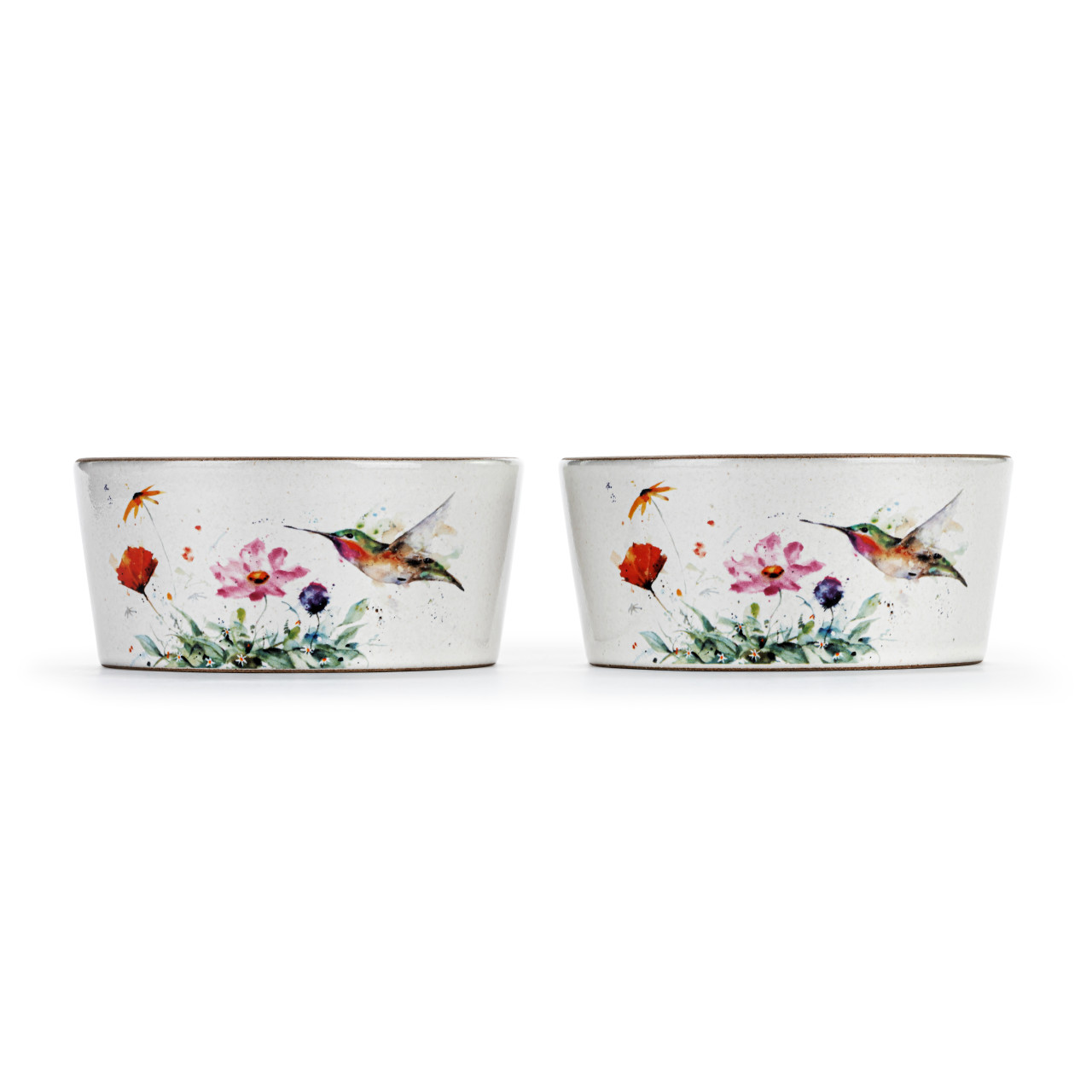 PeeWee Collection - Hummer & Flower Ramekins Set of 2 thumbnail