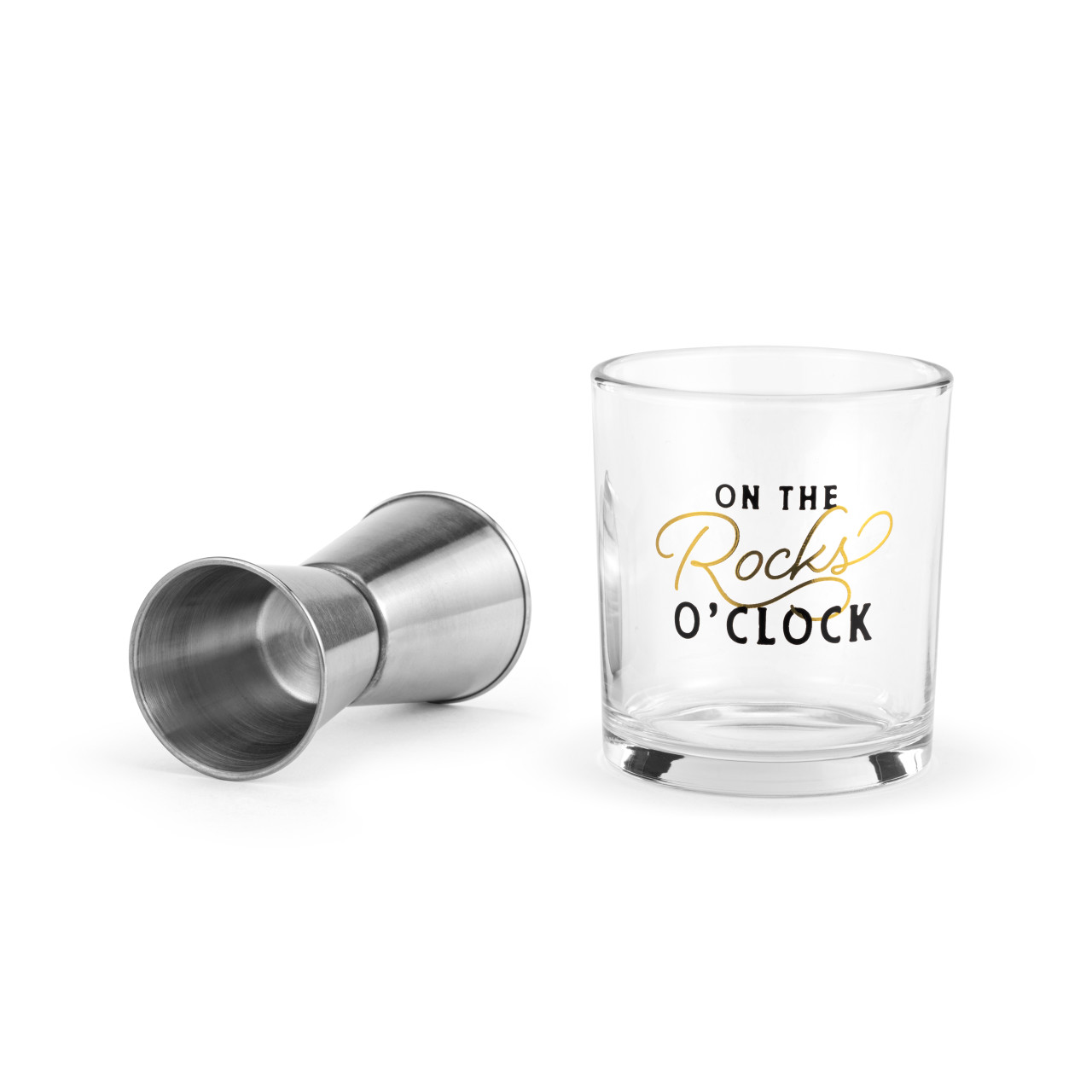 Rocks o' Clock Rocks Glass & Jigger Set thumbnail