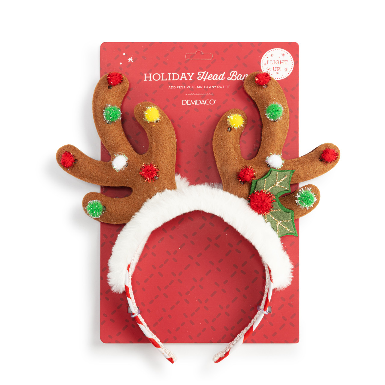 Lit Reindeer Antlers Headband thumbnail