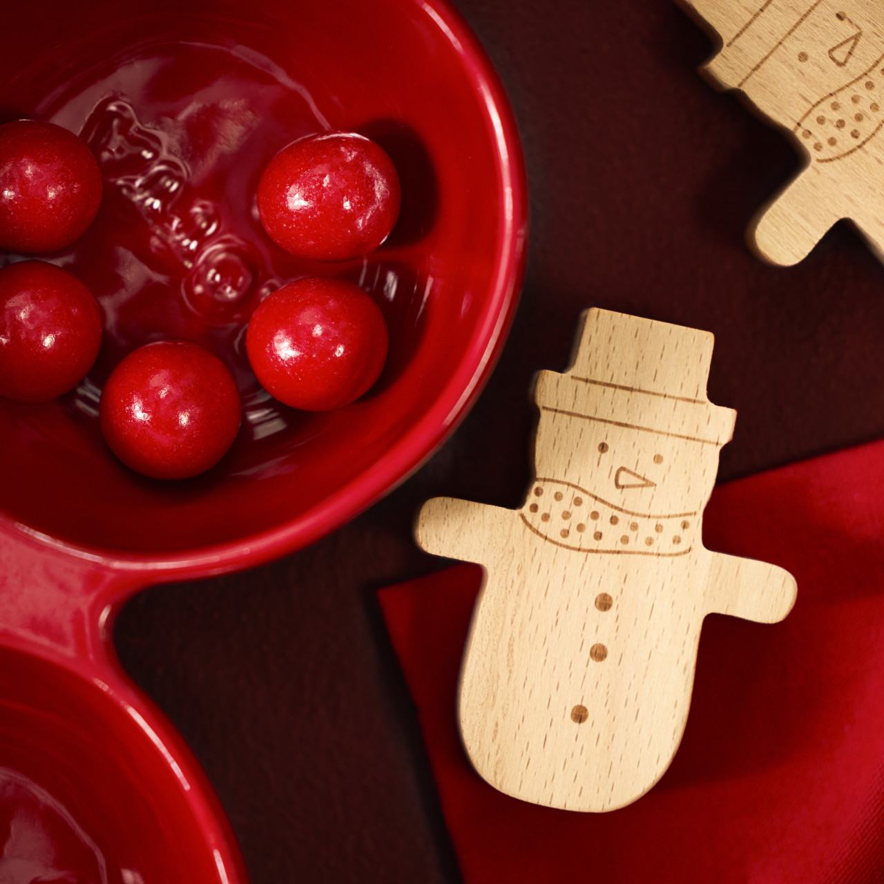 Red Lotta Delish Tri-Bowl thumbnail