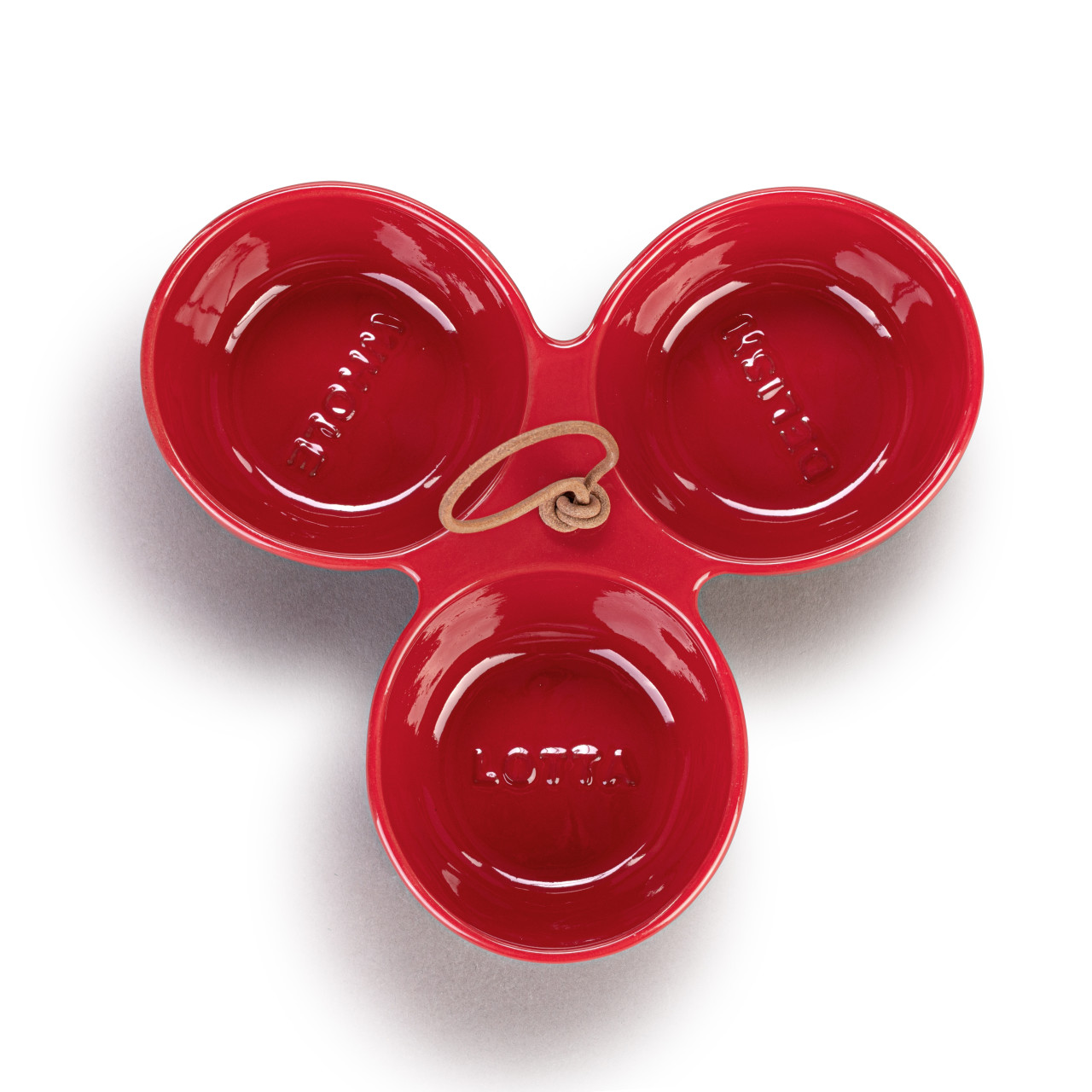 Red Lotta Delish Tri-Bowl thumbnail