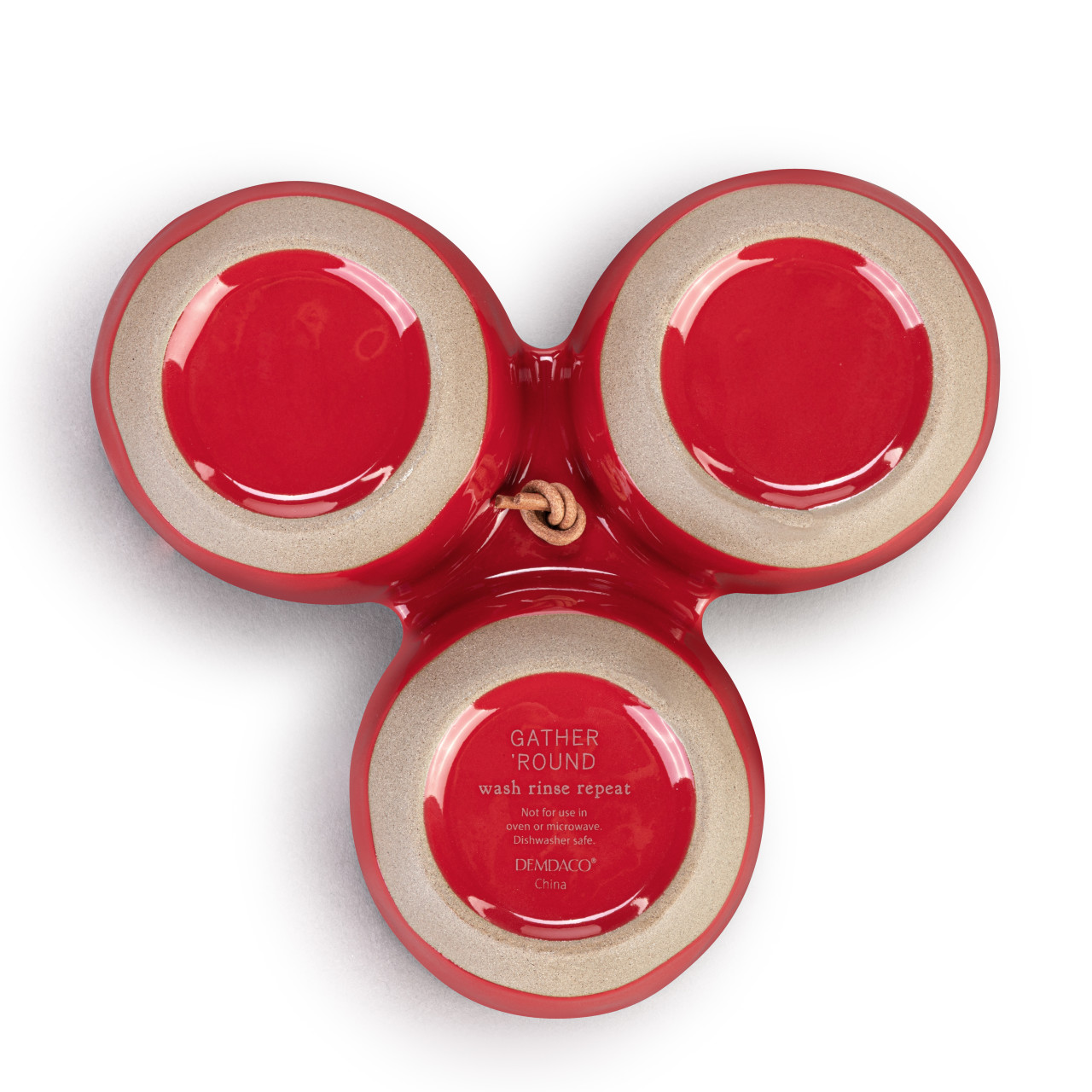 Red Lotta Delish Tri-Bowl thumbnail