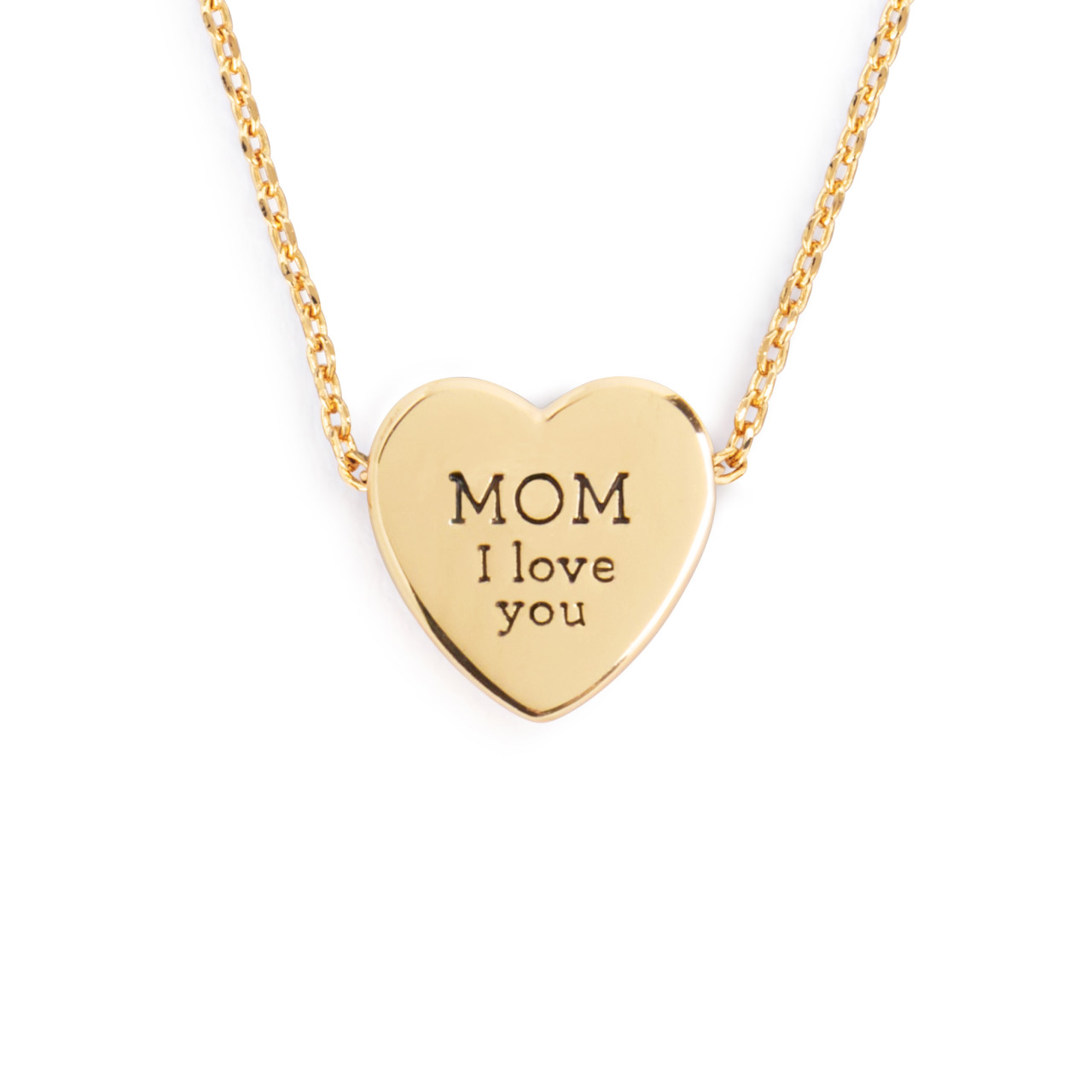 Art Heart Necklace - Mom, I Love You thumbnail