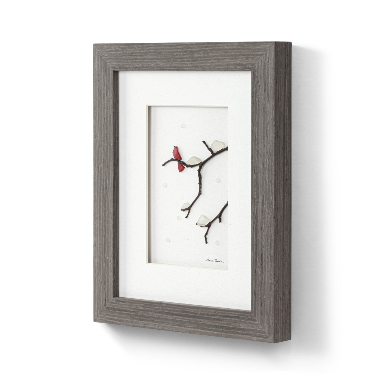 Sharon Nowlan Collection Winter Cardinal Wall Art 8" x 10" thumbnail