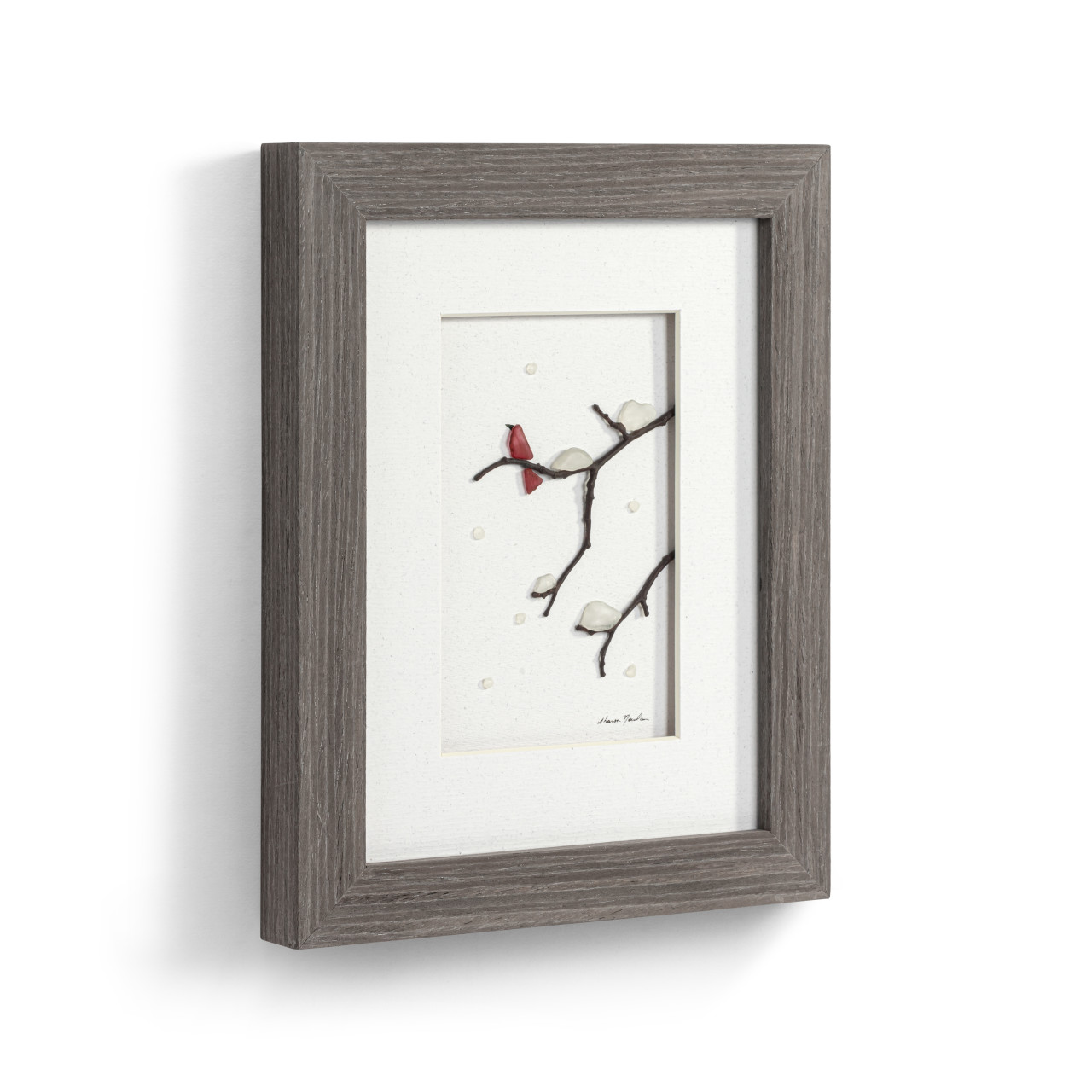 Sharon Nowlan Collection Winter Cardinal Wall Art 8" x 10" thumbnail