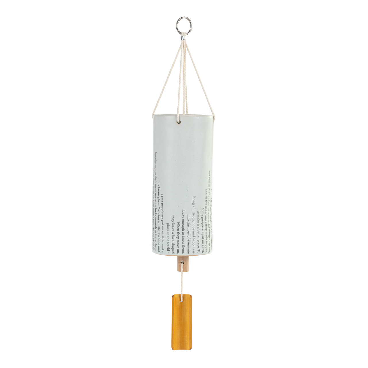 Inspired Remembrance Indoor Wind Chime 3" x 7" thumbnail