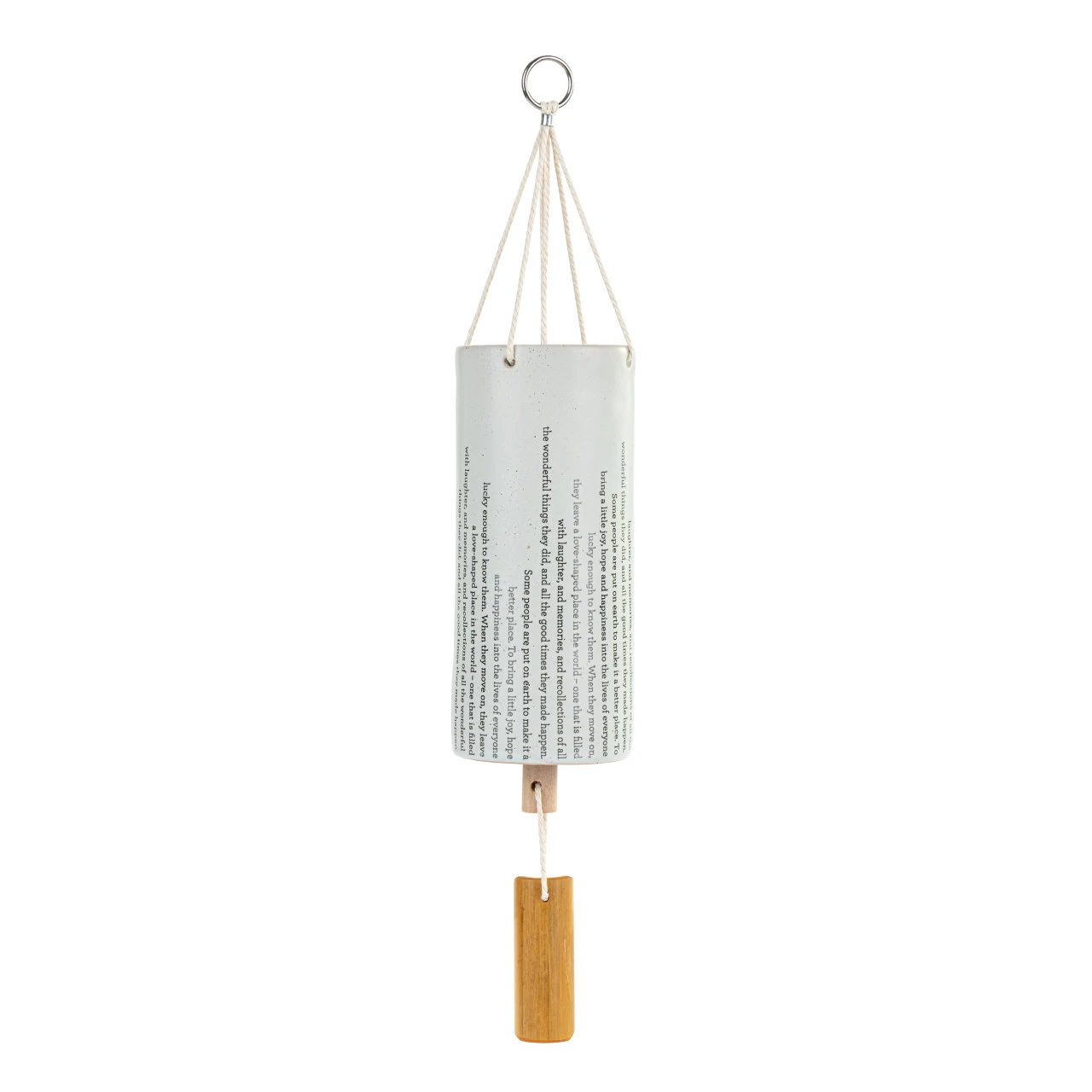 Inspired Remembrance Indoor Wind Chime 3" x 7" thumbnail